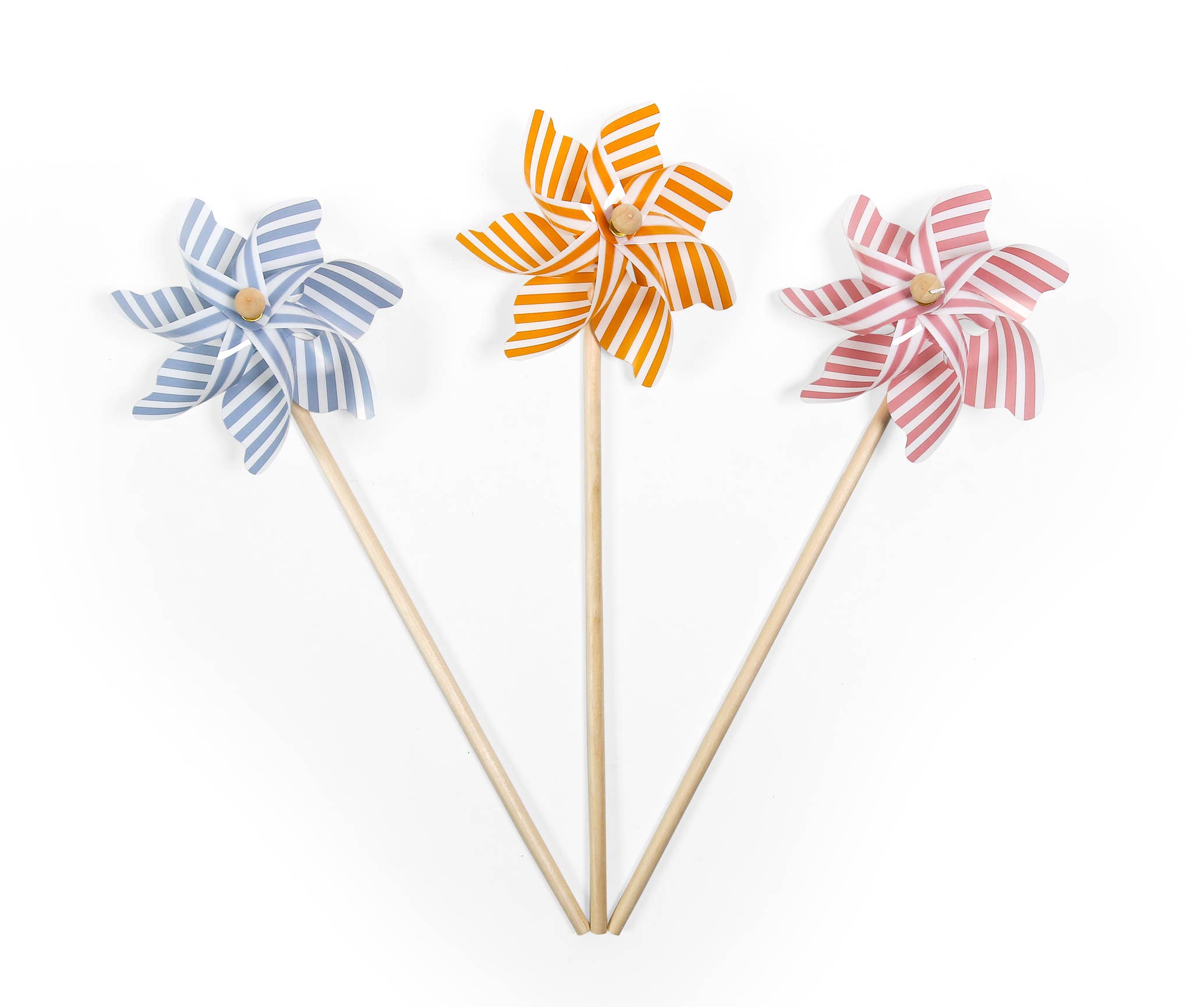 Magni ApS - Vendita all'ingrosso Giocattolo classico - Bambini - Mulino a vento con strisce, 3 assortiti1