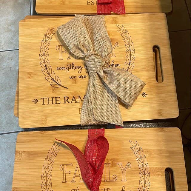 INVISION - Wholesale Cutting Board - 12pc 15x11" Bamboo Cutting Boards – Bulk for Custom Gifts4