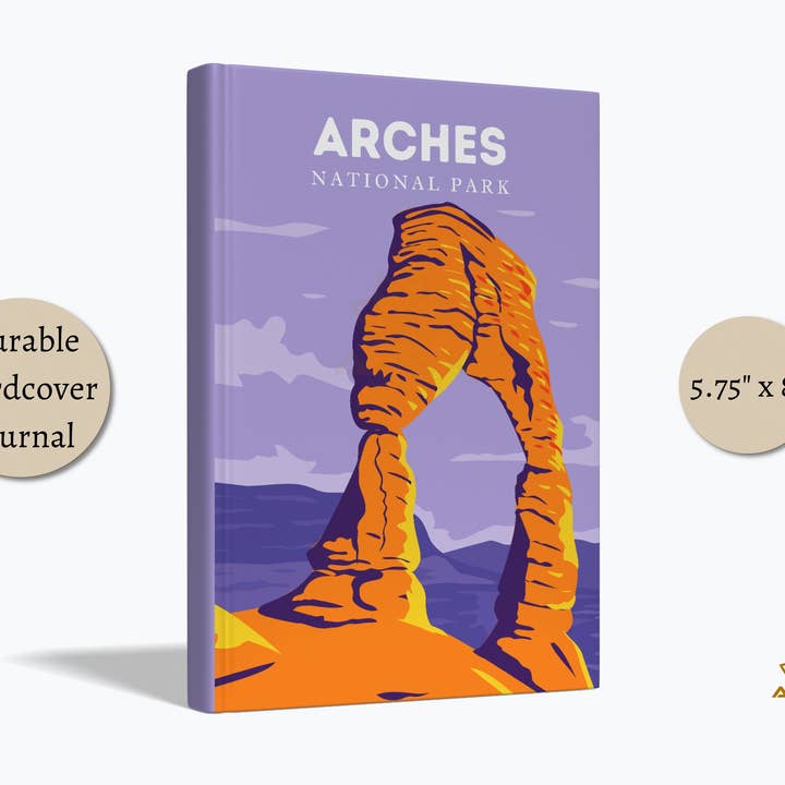 Reisdagboek van Arches National Park, Delicaat cadeau van Arch Utah voor wholesale door Apex Artisans