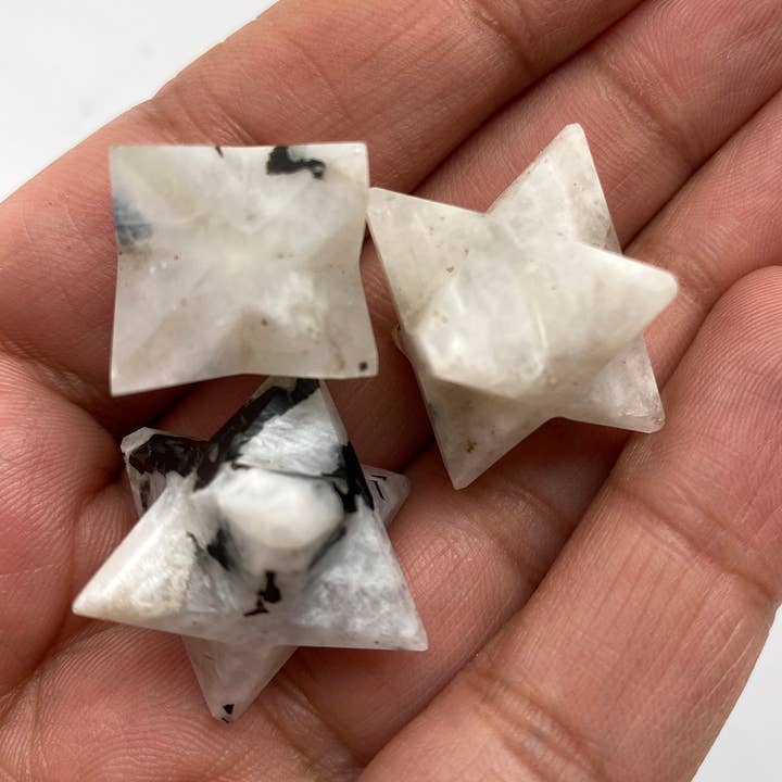 VIE - Vendita all'ingrosso Pietra/cristallo spirituale - Piccola stella Merkaba, 2 cm25