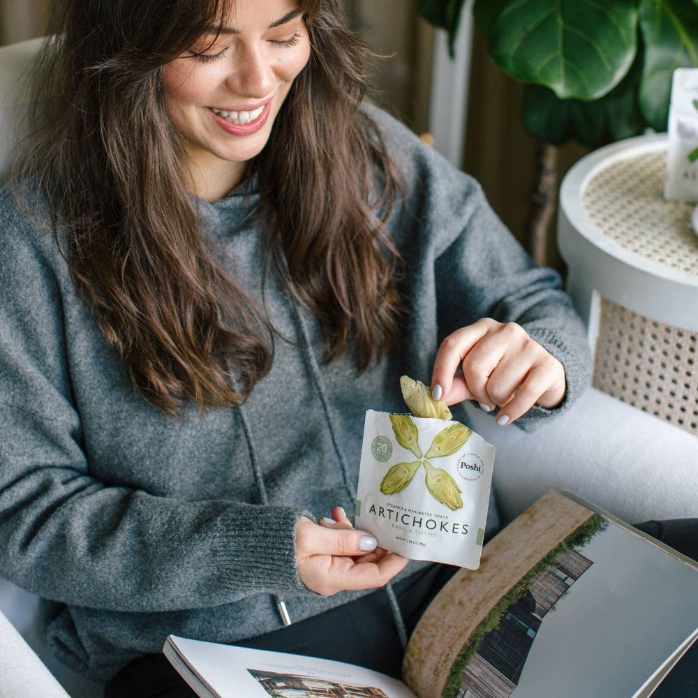 POSHI - Wholesale Dried/Dehydrated Vegetables - Poshi -  Basil & Thyme 1.58/10ct8