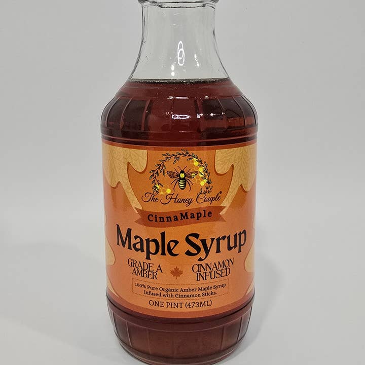 CinnaMaple - Cinnamon Infused Maple Syrup for wholesale by The Honey Couple