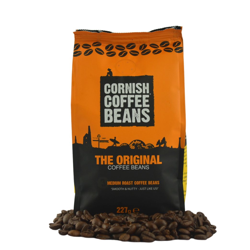 Cornish Tea and Cornish Coffee – wholesale Coffee beans – 6x 227g Cornish Coffee Original Beans1