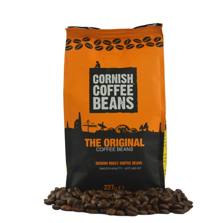 Cornish Tea and Cornish Coffee - Wholesale Coffee beans - 6x 227g Cornish Coffee Original Beans1