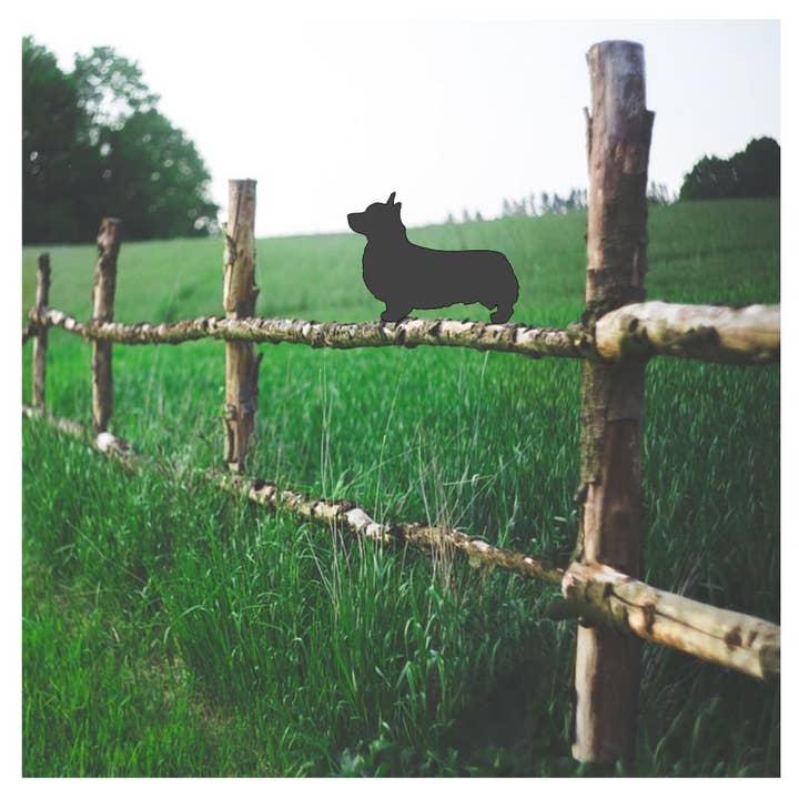Corgi Pembroke Fence Topper for wholesale by Steel Images