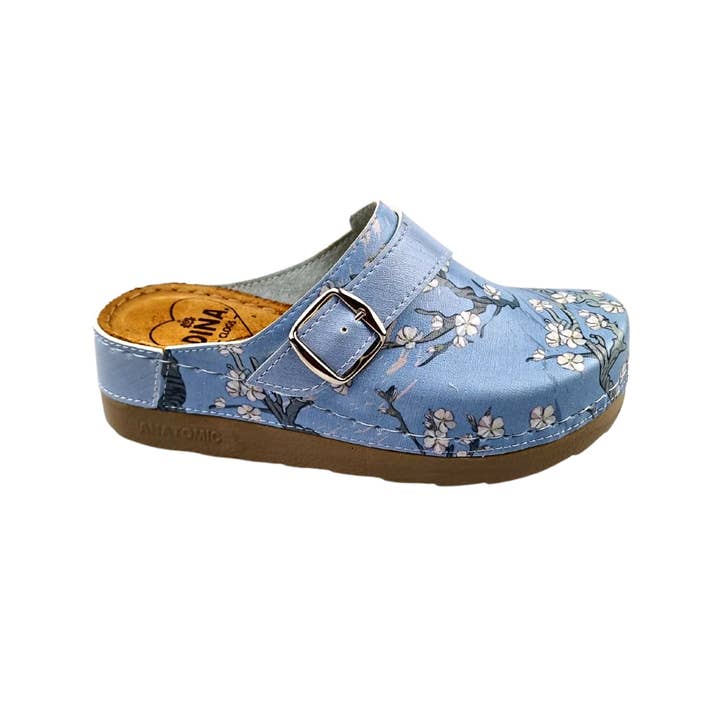 TRAAGOODS.COM - Wholesale Clogs - Women's - Pu Medical Clogs - Van Gogh Almond Blossoms