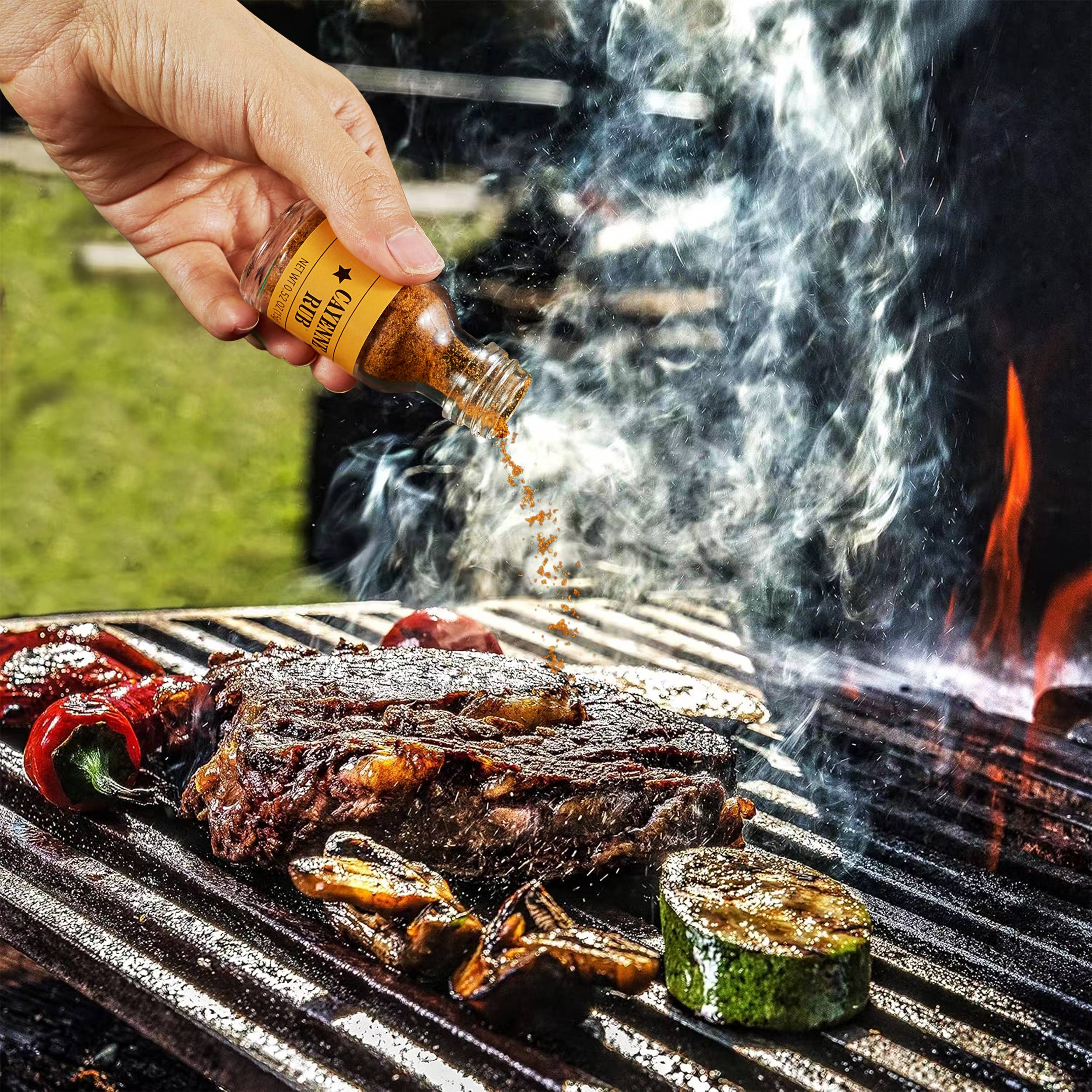 The Wine Savant /  Khen Glassware – Engroshandel Tørret krydderiblanding – Smokehouse BBQ Gourmet Grillkrydderisæt | 20 dele2