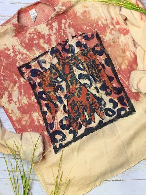 Leopard Thunder fugl Sweatshirt for engroshandel hos Raisin' Arrows