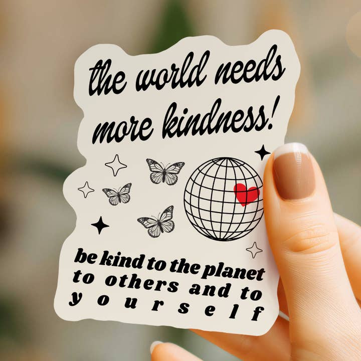Autocollant More Kindness/résistant à l'eau pour la vente par Saguaro Creative Co.
