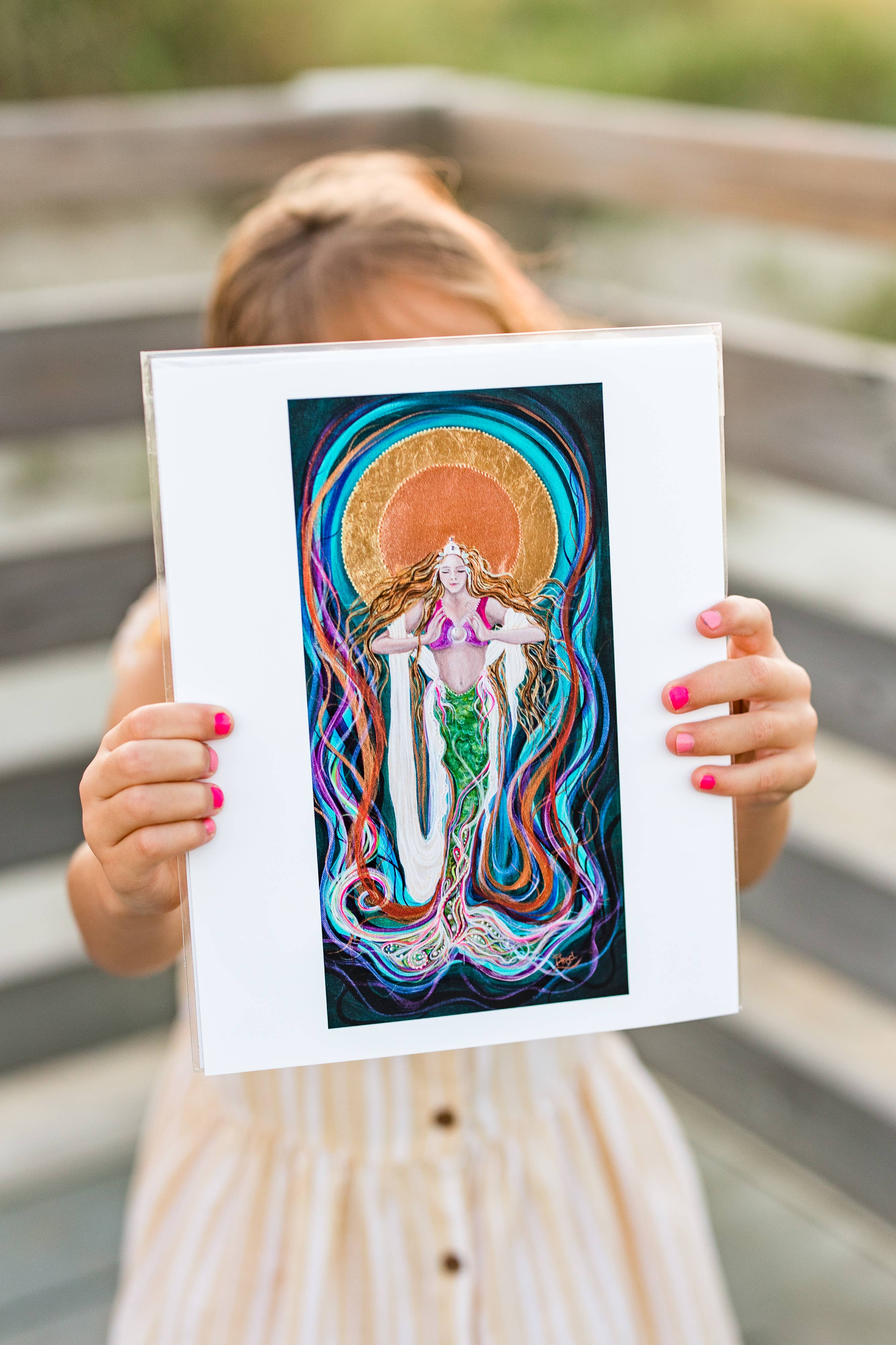 Angel Fritz Studio - Wholesale Art Print - Intention - Giclee Mermaid Art Print0