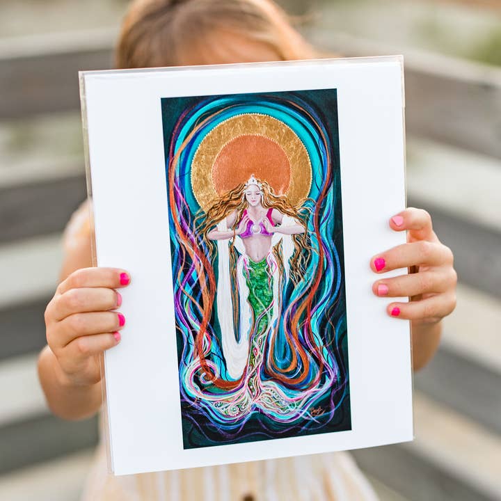 Angel Fritz Studio - Wholesale Art Print - Intention - Giclee Mermaid Art Print