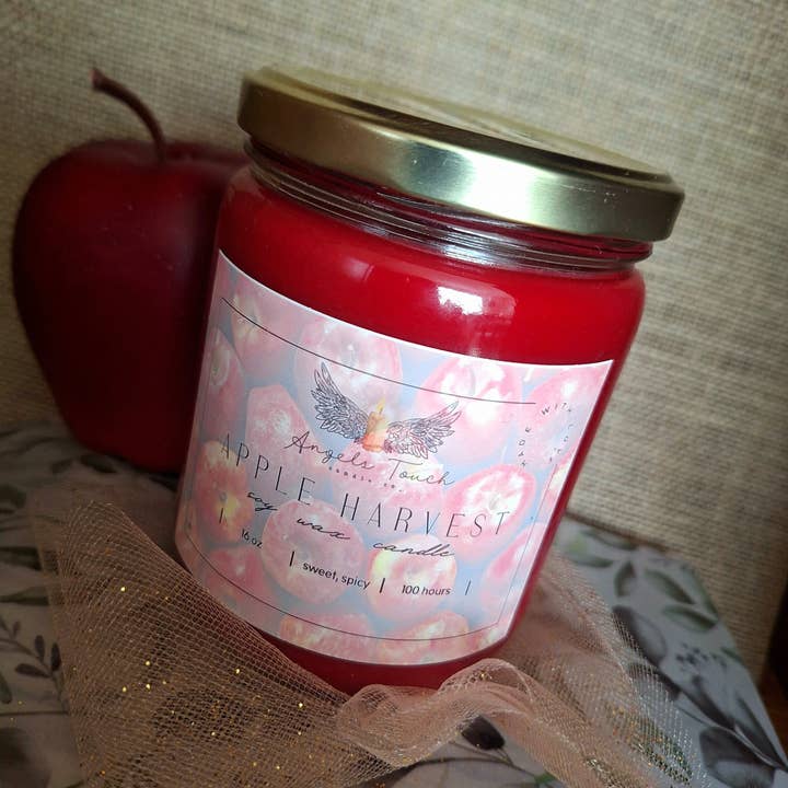 Angels Touch Candle Co. - Wholesale Jar/Filled Candle - Apple Harvest5