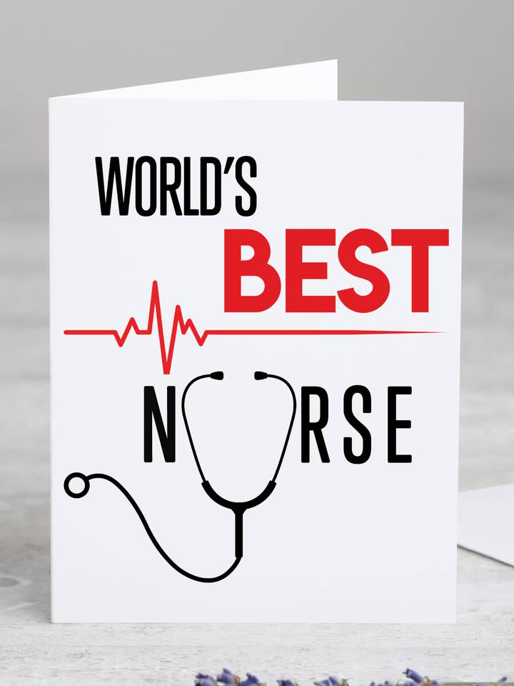 World's Best Nurse Thank You Card for wholesale by The Jewelry Bx