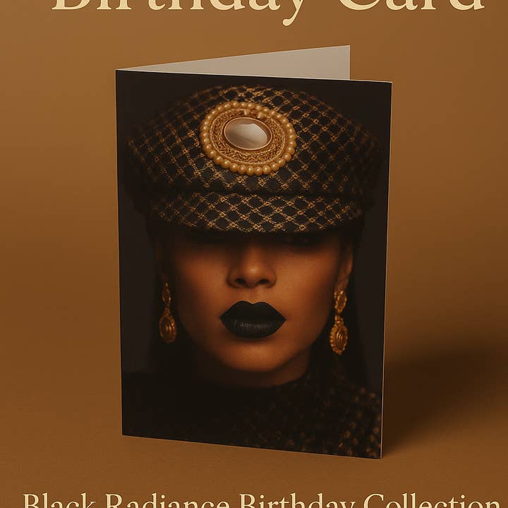 Black Radiance Happy Birthday Card Collection for wholesale by Ruby’s Daughter