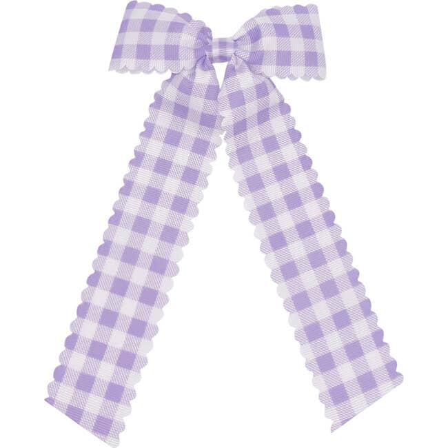 Winn and William - Wholesale Hair Bow - Kids - Gingham Long-tail bow1