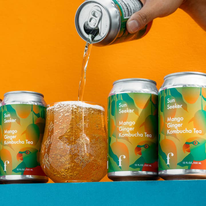 Figment Kombucha - Wholesale Kombucha - Mixed-Flavor Case - 6 cans of each of our four core flavors