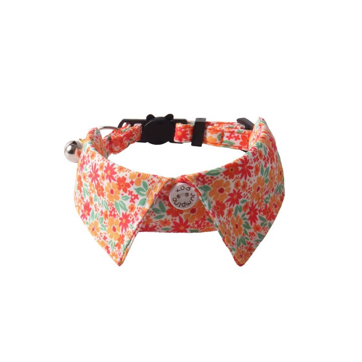 Cheerhunting – Engroshandel Halsbånd - Kat – Mokka - Floral Chic Kattekrave
