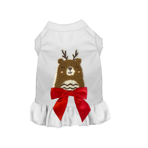 Bark Fifth Avenue - Wholesale Pet Dress - Dog - Cuddle Antler Bear Dress2
