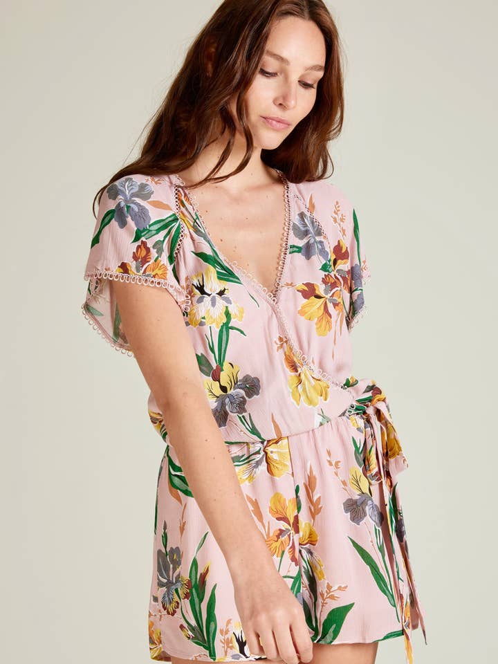 ROSE KOKO - floral print playsuit for wholesale on Faire