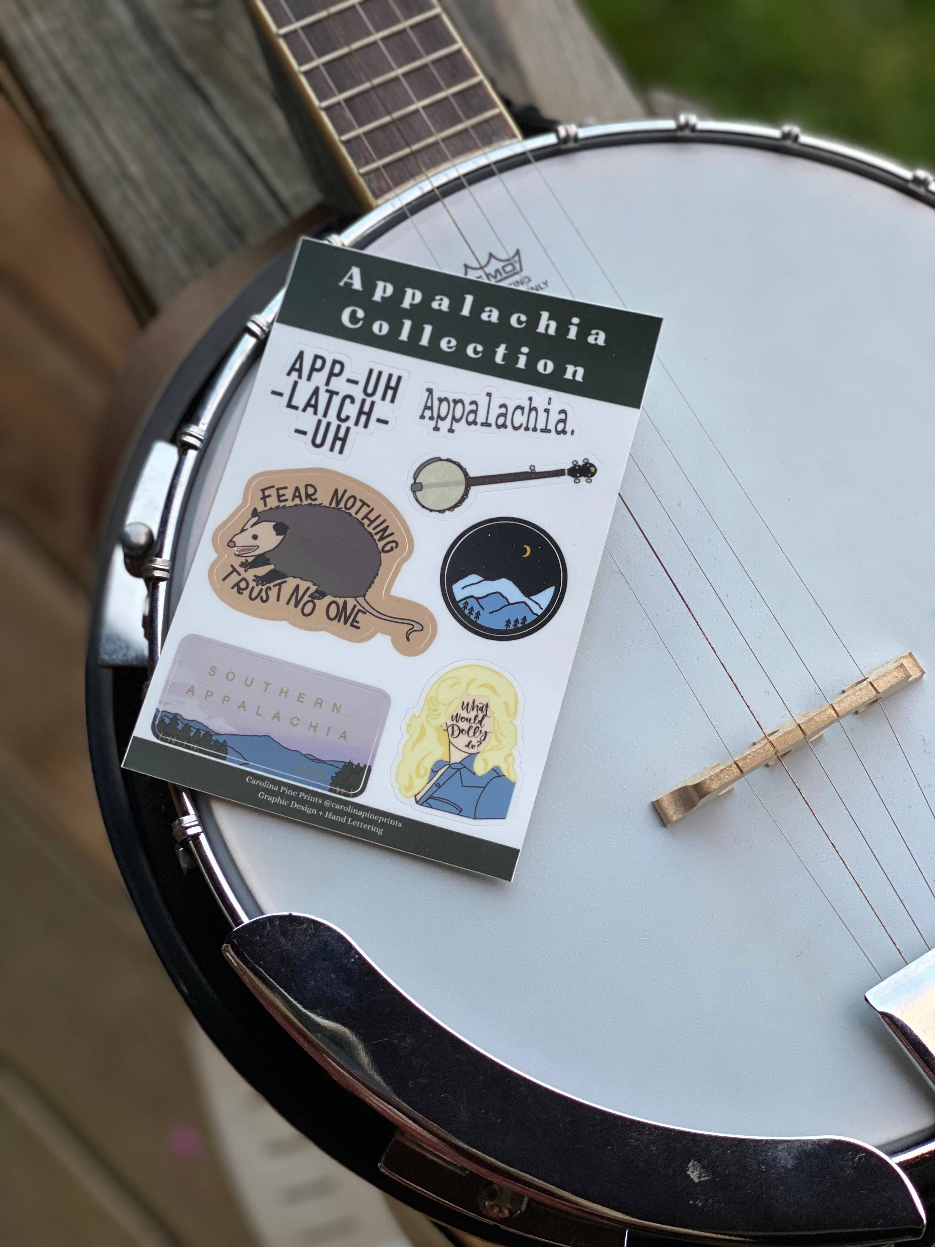 Carolina Pine Prints - Wholesale Sticker - Appalachia Collection- assorted stickers, Gift for Appalachi6