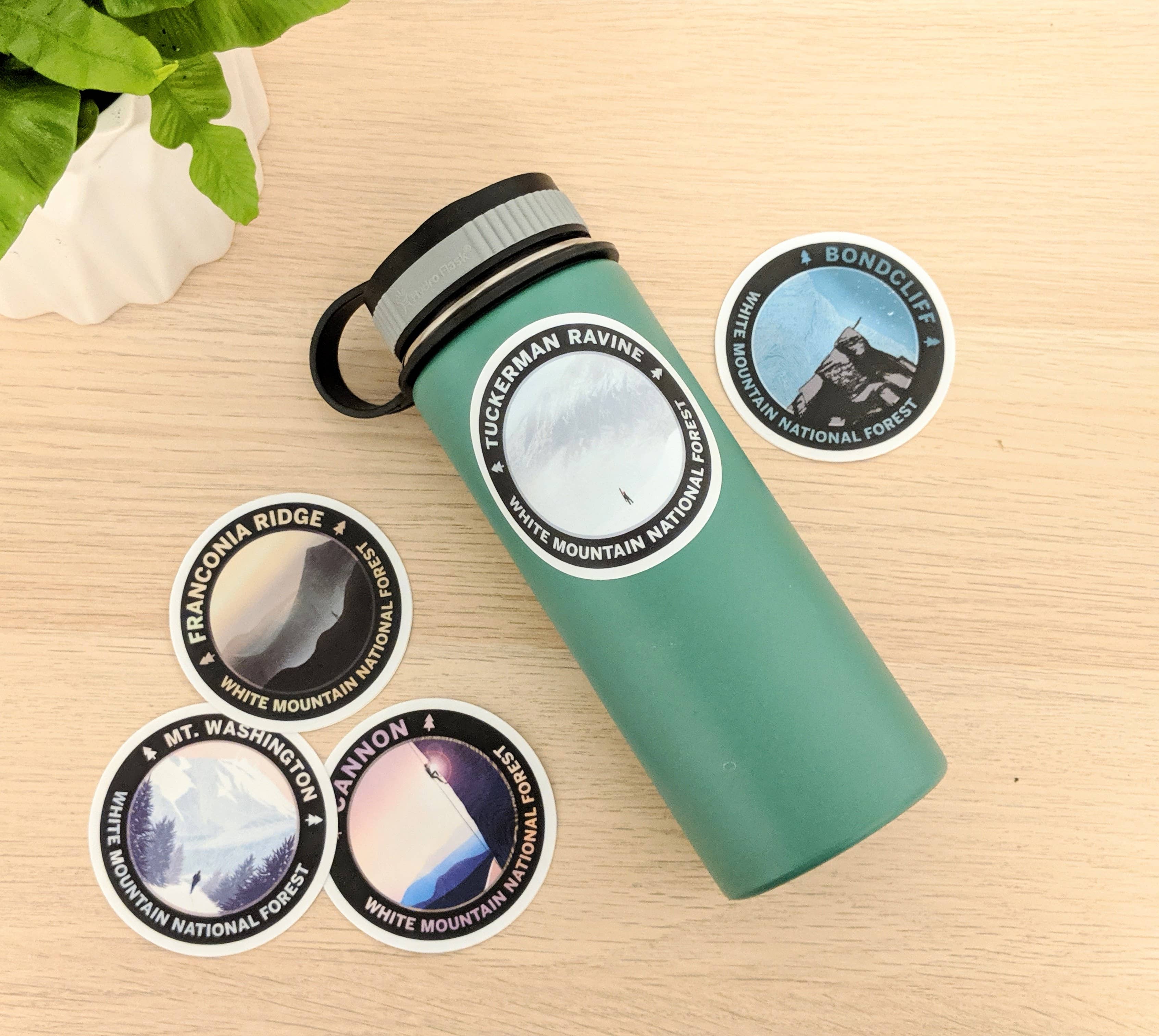 Kat Maus Haus Illustration - Wholesale Sticker - Bondcliff Mountain, NH Sticker1