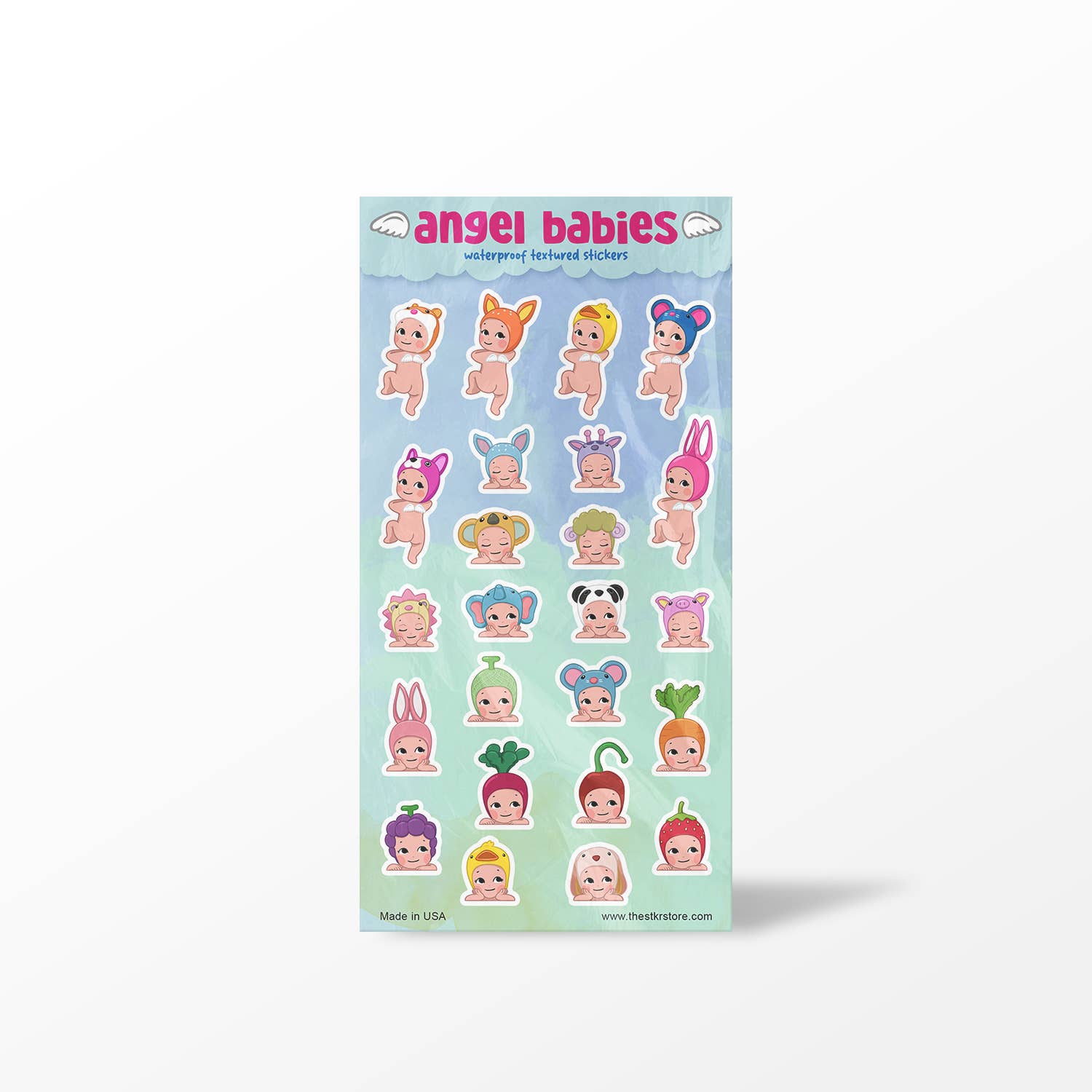 Girls Printing House - Wholesale Sticker - Kids & Baby - Angel Babies Sticker Sheets