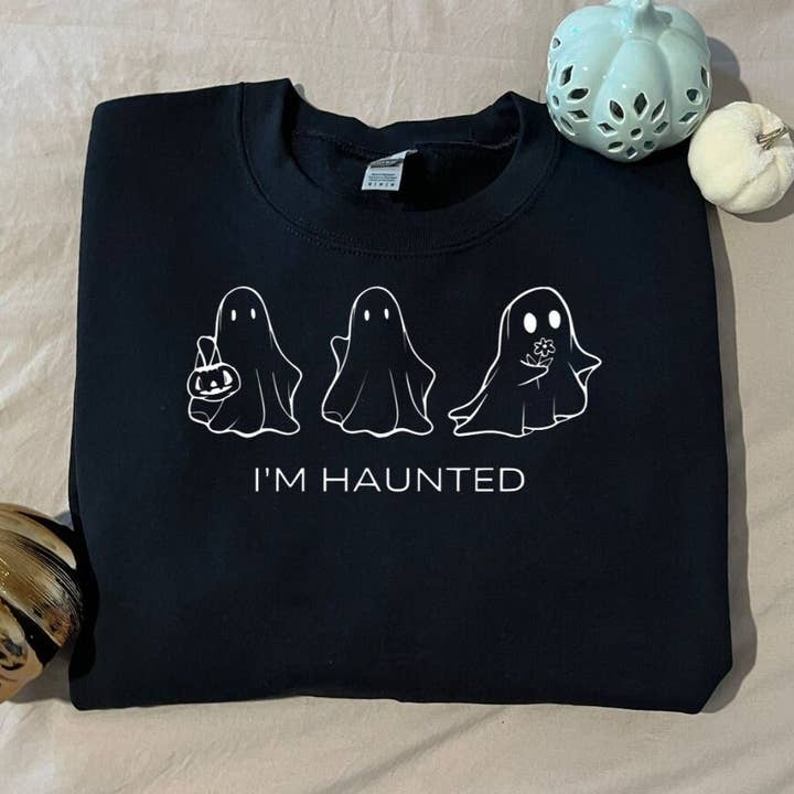 Haunted, Anti Hero, Taylor Swift, Halloween, Cofy Crewnecks pour la vente par The Crafty Tee