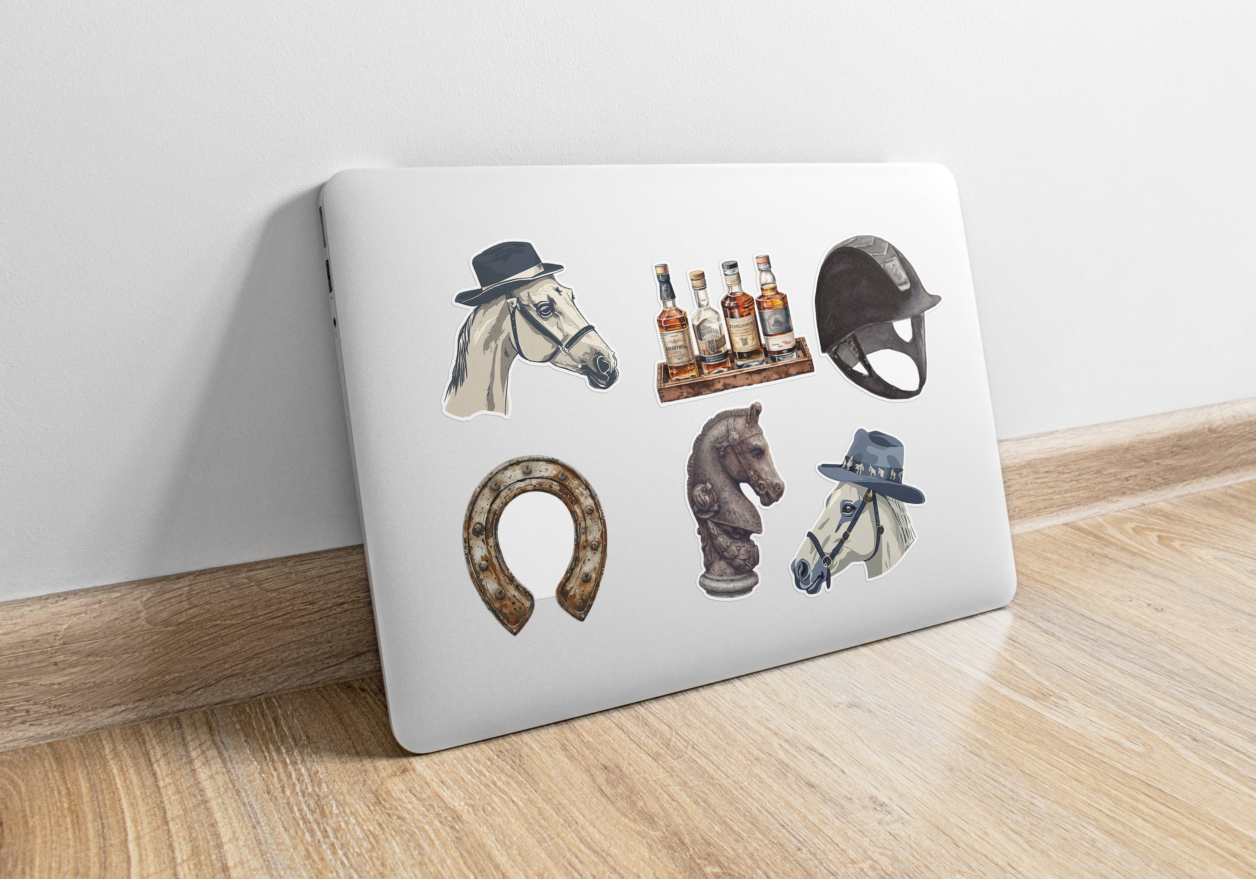 Paperfinch Design – wholesale Sticker – Whiskey Bottles vinyl sticker | Horse + Whiskey1