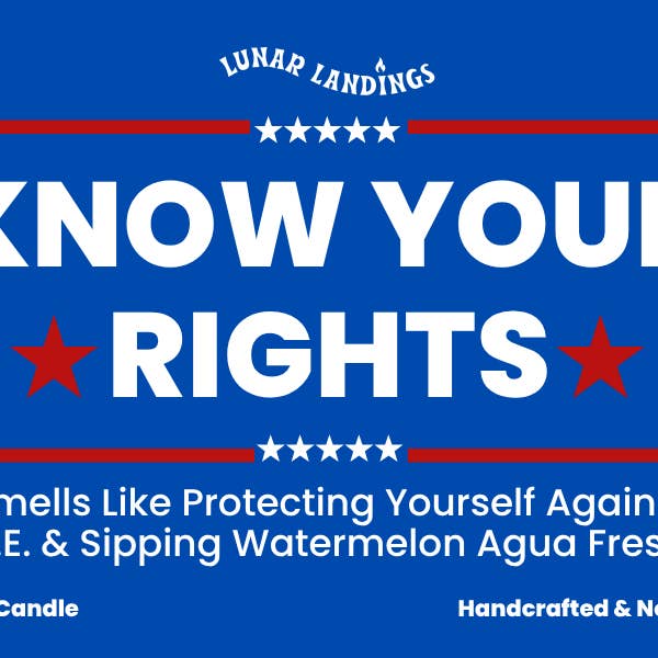 Smells Like Watermelon Agua Fresca & Know Your Rights Soy Candle and other Purchase Wholesale agua a domicilio. Free Returns & Net 60 Terms on Faire trending on Faire.