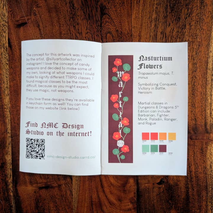 NMC Design Studio - Wholesale Arts & Entertainment - TTRPG Weapon Full Color Zine1