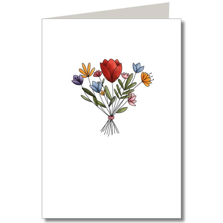 KEITCARDS – Cartão de saudação diária por atacado – buquê floral