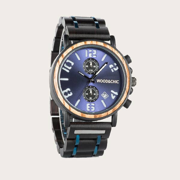 Wood&Chic – wholesale Wrist watch – Men's – Amorpha Men's Quartz Wood Watch