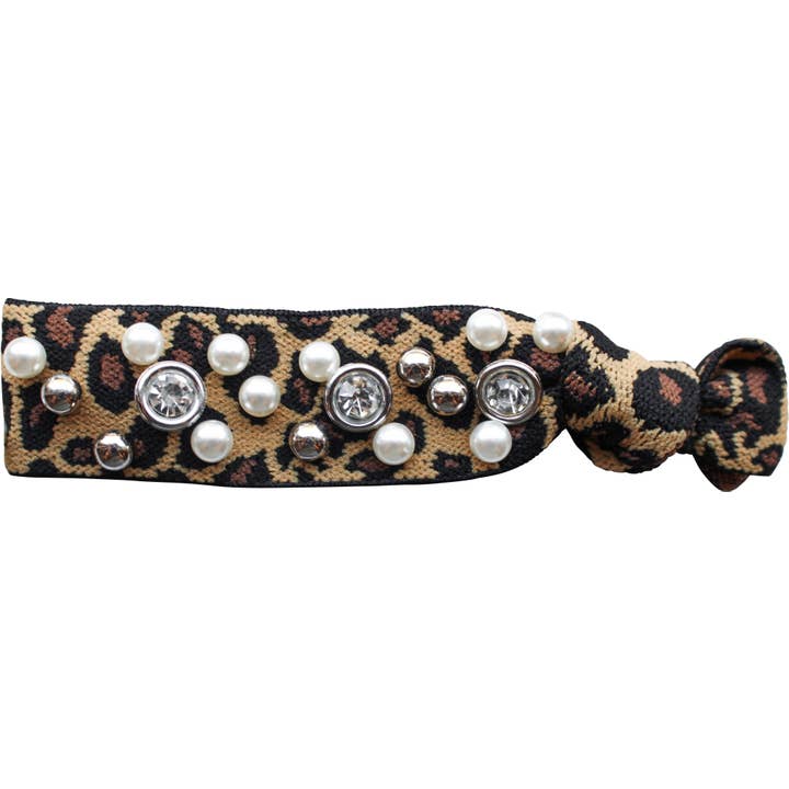 Gemelli – Engroshandel Hårbånd - Dame – Perle Stud Hair Tie15