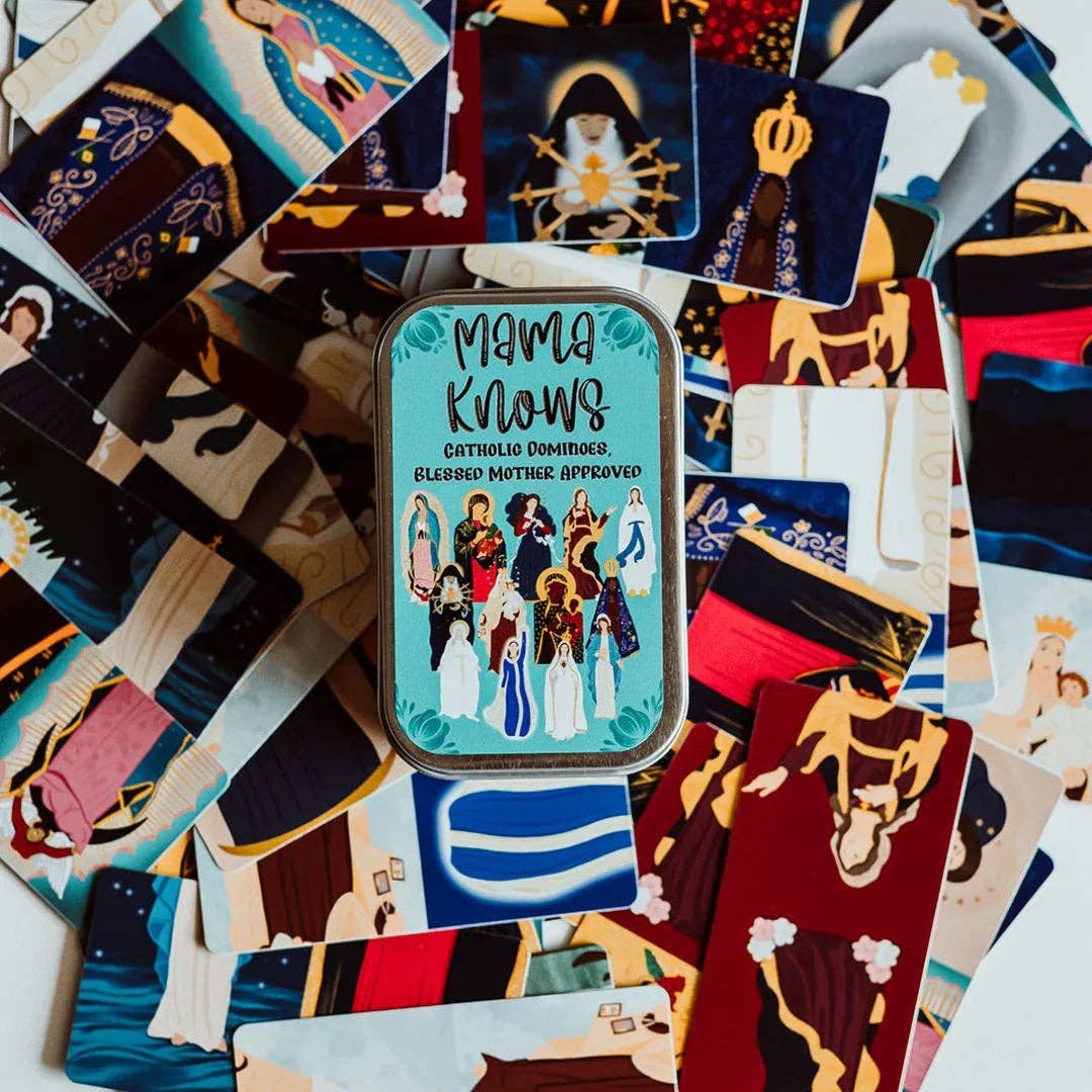 worthy of Agape - Wholesale Card Game - MamaKnows - Catholic Dominoes with the Blessed Virgin (Card Deck)5