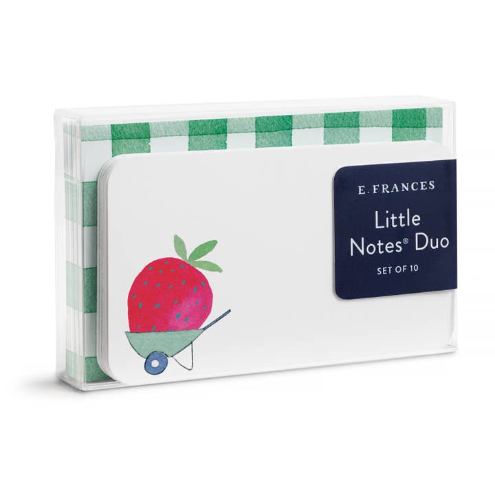 Strawberry Little Notes® Duo Set for wholesale by E. Frances Paper