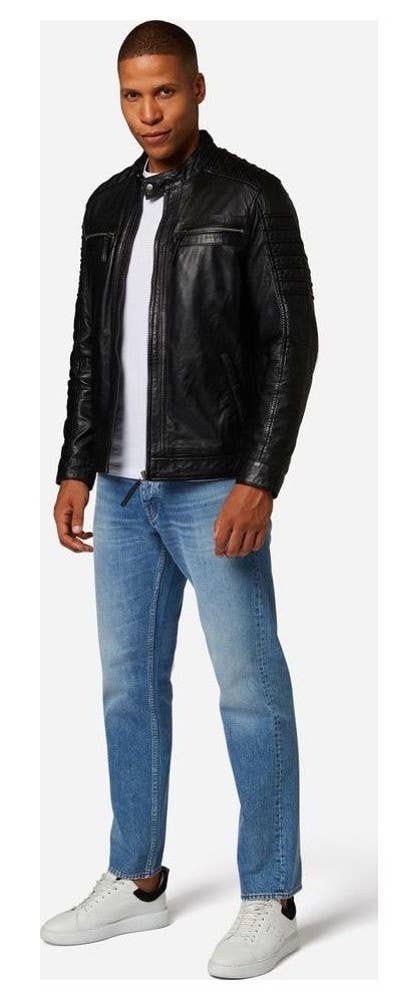 Ricano - Wholesale Leather Jacket - Men's - Men's leather jacket 12815 - premium lamb leather1
