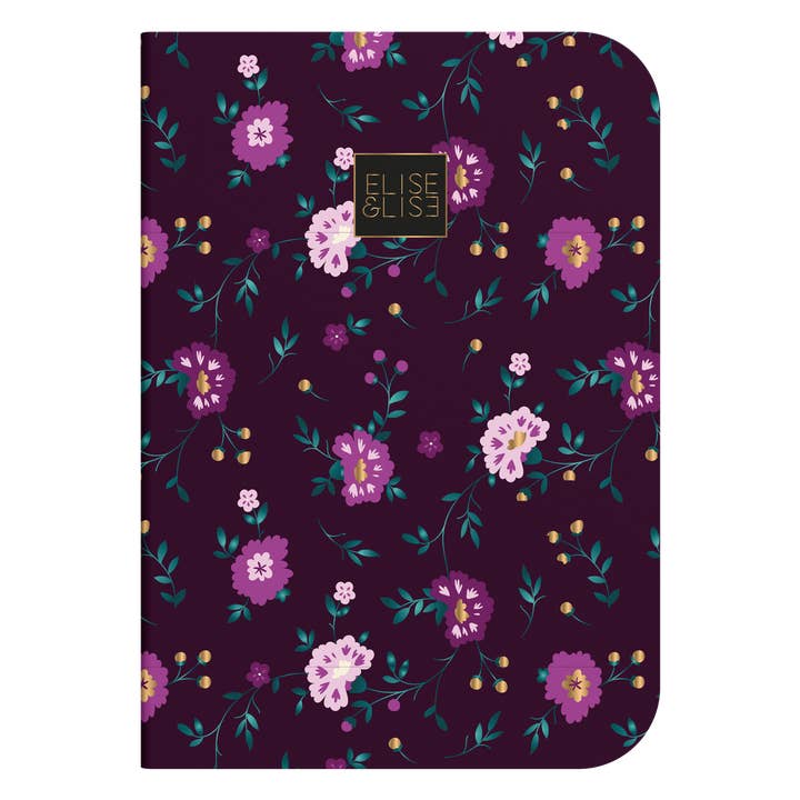 STELLA GREEN – wholesale Notebook – Set of 4 A4 Notebooks – Violet Gold Stationery Collection