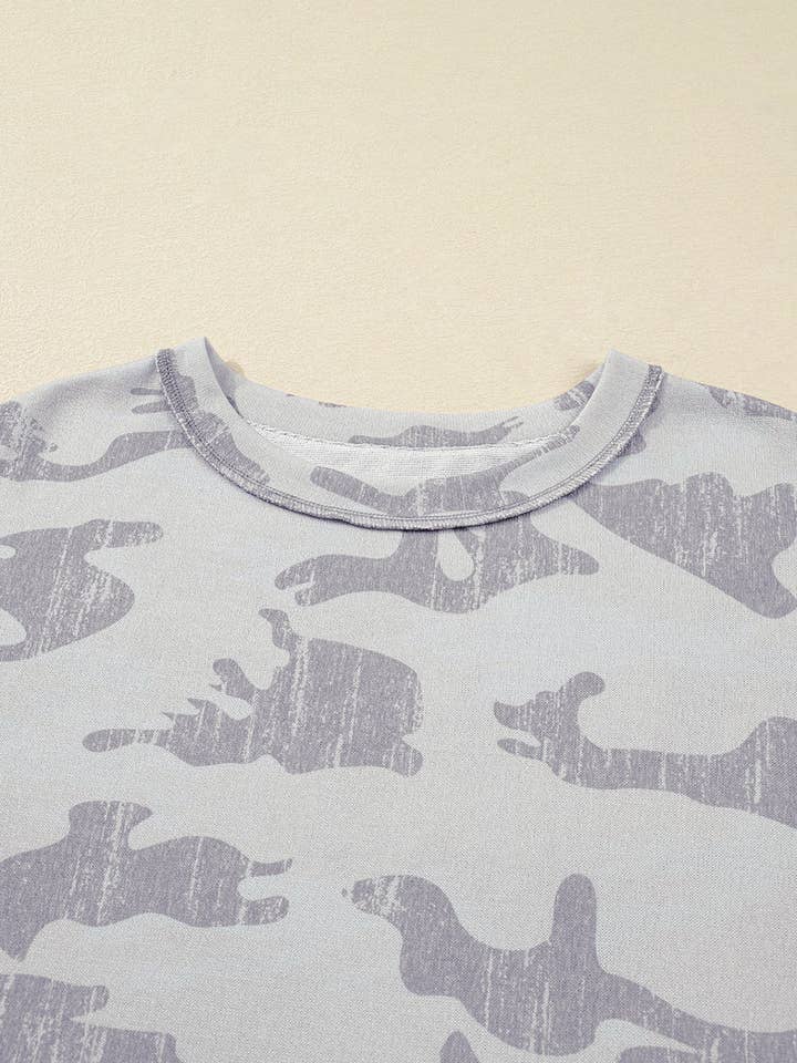 Sophia Multicolour Print Plus Sweatshirt for wholesale on Faire9