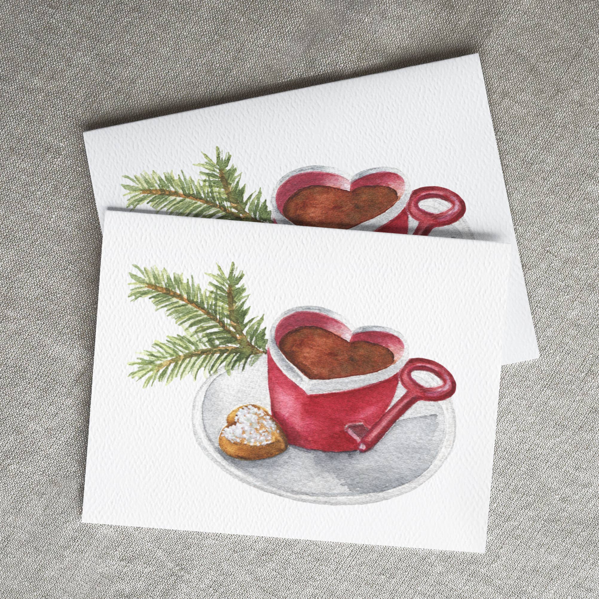 Blue Thistle - Vente Cartes de Noël - Carte de vœux d'hiver, vacances, Noël, vœux de fin d'année2