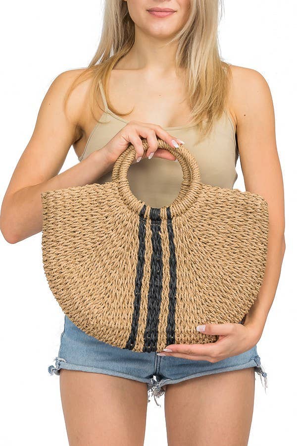 Cap Zone - Wholesale Beach bag - Wicker Basket Hobo Bag12