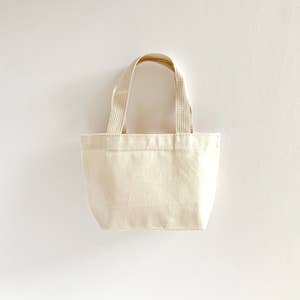Blank canvas top tote bags
