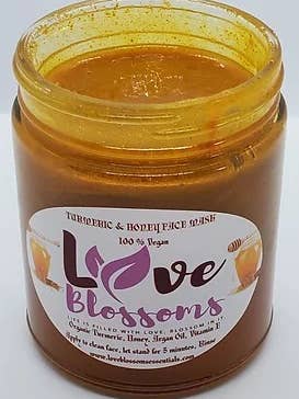Honey & Turmeric Face and Body Mask for wholesale by Love Blossoms Essentials