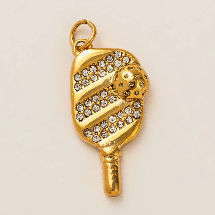 Pickleball-Anhänger Edelstahl-Anhänger für Charm Bar für den Großhandel von Sweet Cherry Sky