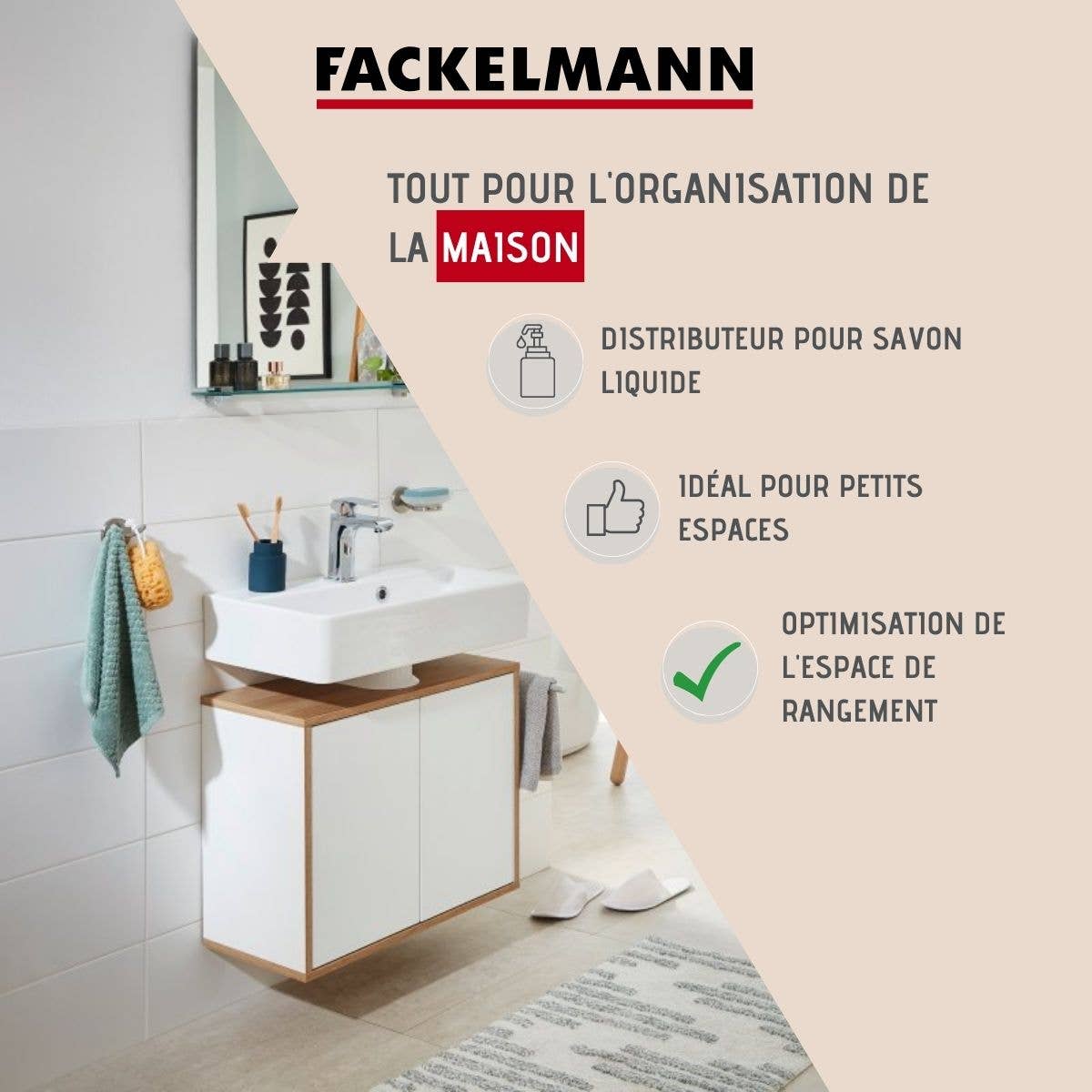 Zenker - Vente Distributeurs de savon - Distributeur de savon mural verre et chromé Fackelmann Vision1