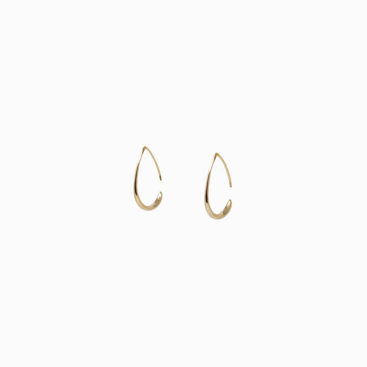 Sessori - Wholesale Hoop Earrings - Medium Teardrop Hoop Earrings