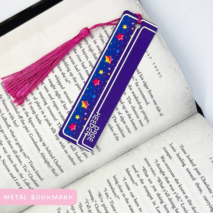 Pager Keeper Metal Bookmark for wholesale by Kish B. Designs