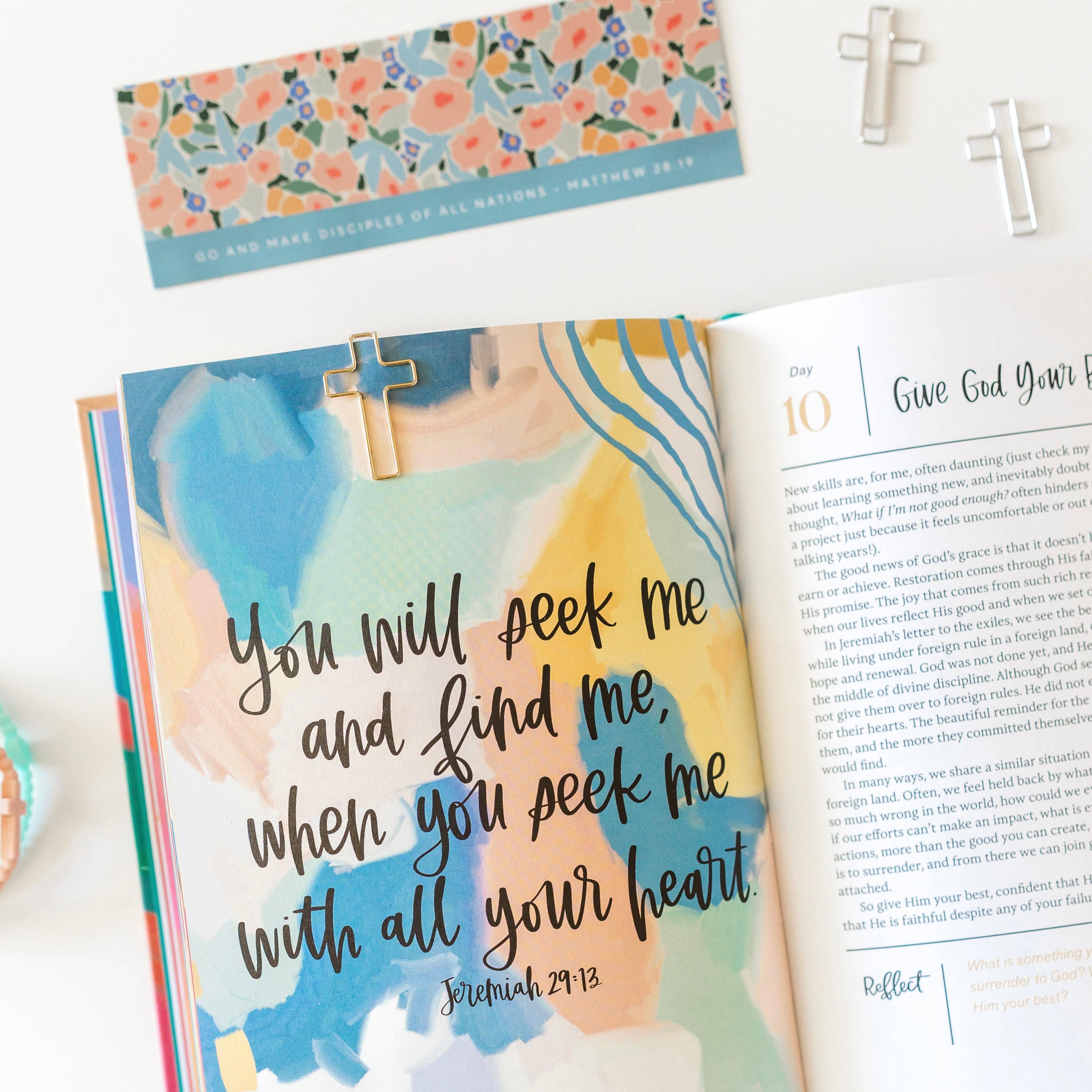 Bookmark + Cross Paper Clips for wholesale on Faire4