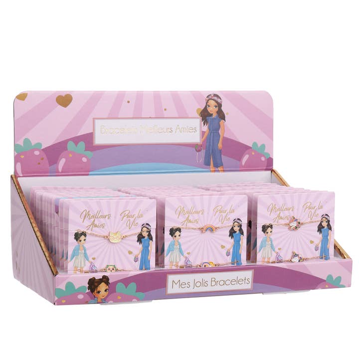 STELLA GREEN - Wholesale Beaded Bracelet - Kids - Friendship Bracelets X 2 – Teen Belle Collection1