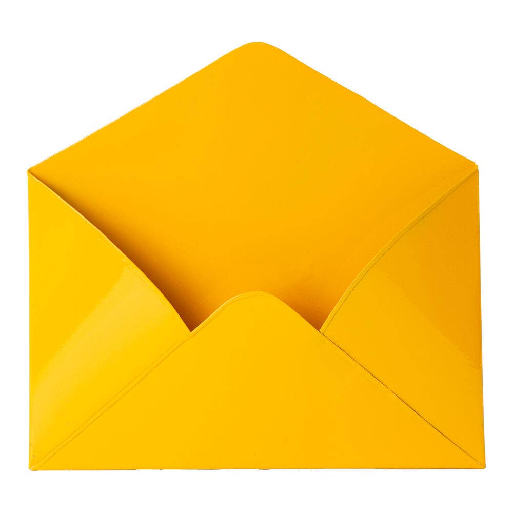 Factory Direct Craft - Wholesale Bath Soap Dish - Metal Enamelware Envelope Wall Pocket - Select Color 2