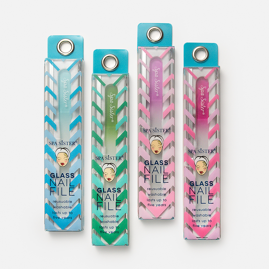 Bath Accessories Company - Wholesale Nail File - Glass Nail File W/ Storage Case2